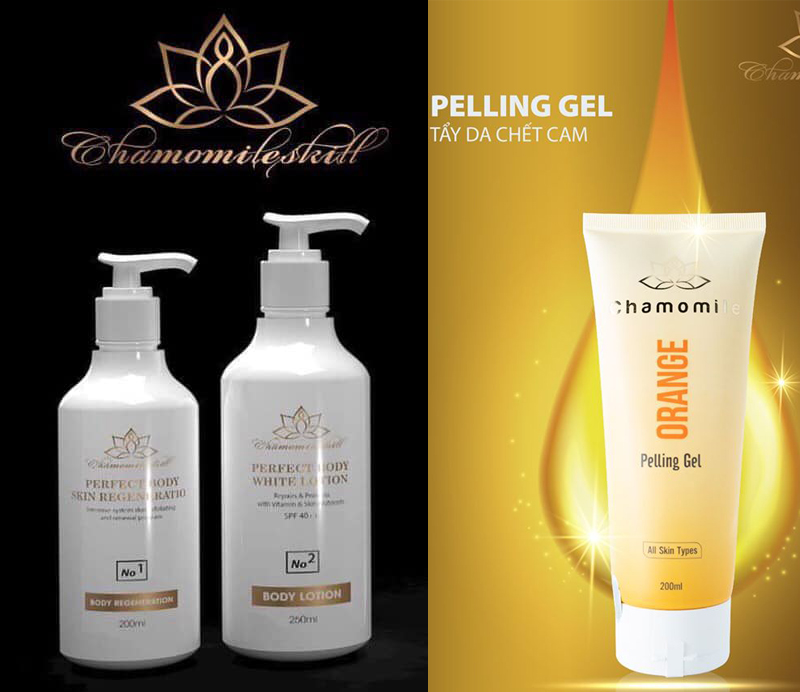 Combo tái tạo body Chamomileskill
