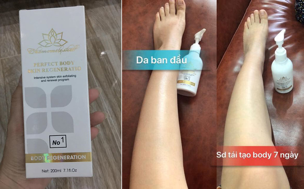 Kem tái tạo body Chamomile