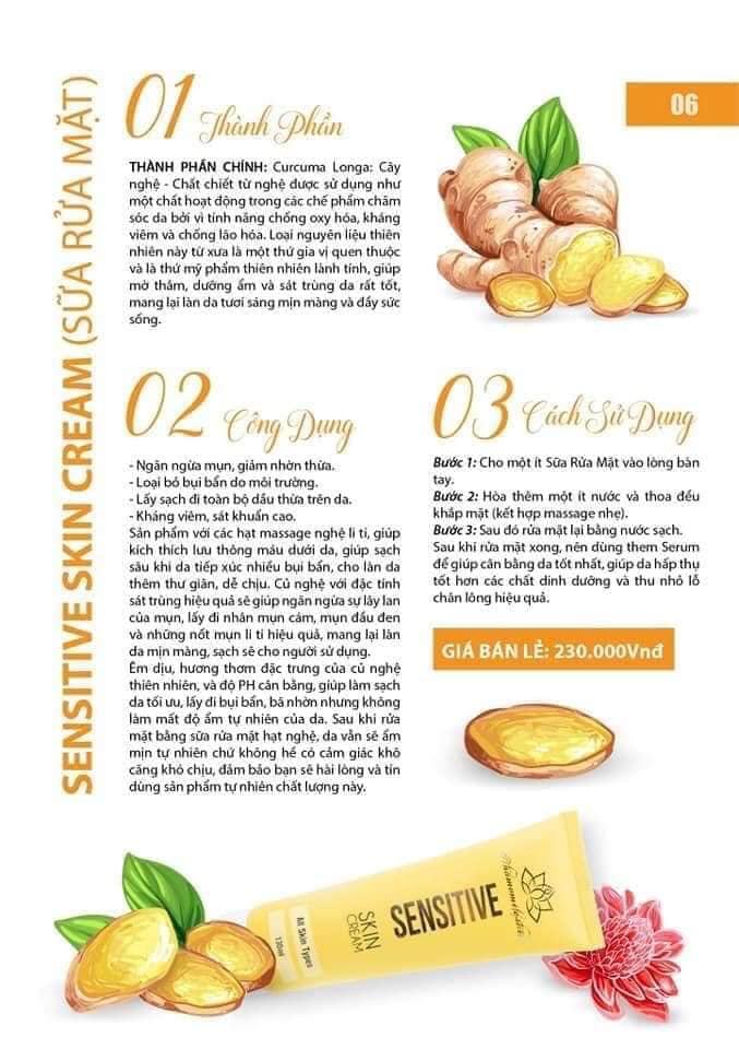 Sữa rửa mặt Chamomile